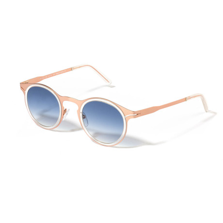 Unisex DaVinci Sunglasses // Pink + Transparent