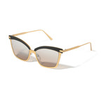 Unisex Gioconda Titanium Sunglasses // Black + Gold