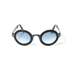 Unisex Penny Sunglasses // Brushed Blue + Black