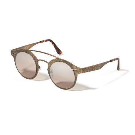 Unisex Spokes Sunglasses // Rust