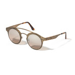 Unisex Spokes Sunglasses // Rust