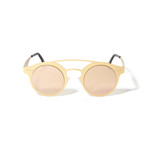 Unisex Spokes Sunglasses // Gold