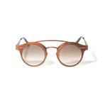 Unisex Spokes Titanium Sunglasses // Brushed Copper