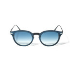 Unisex Venere Titanium Sunglasses // Blue + Silver