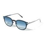 Unisex Venere Titanium Sunglasses // Blue + Silver