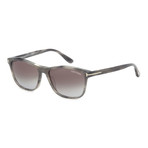 Men's FT0629-56B Sunglasses // Havana + Smoke Gradient