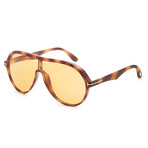 Men's Montgomery Sunglasses // Light Havana + Brown