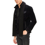 Tom Velvet Coat // Black (XL)