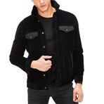 Tom Velvet Coat // Black (M)