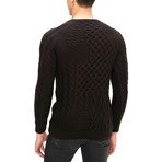 Dante O Collar Sweater // Black (XL)