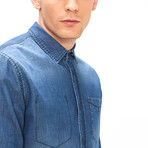 Denim Shirt // Navy (L)