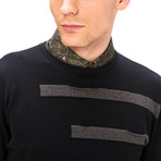 Dante Collar Sweater // Black (L)