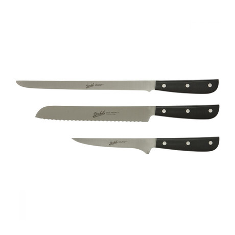 Synthesis // Set of 3 Prosciutto Knives // Black