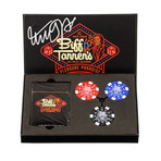 Autographed Back to the Future Biff Tannen's Pleasure Paradise Casino Set // Michael J. Fox