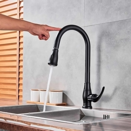 Sensor Touch Kitchen Faucet // Pull Out