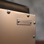 Aeromen Ottoman // Anodized Aluminum