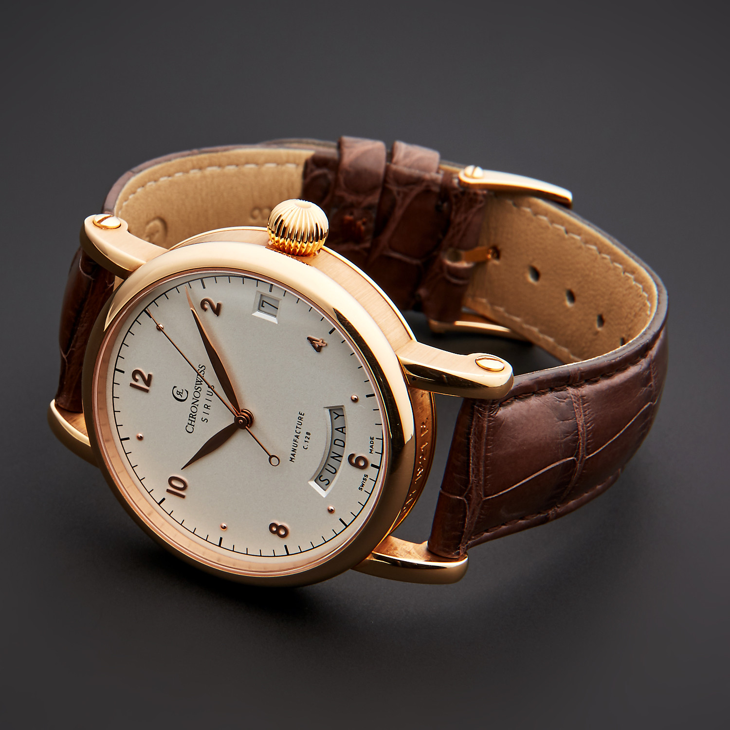 Chronoswiss Sirius Day Date Automatic // CH-1921R-ENGL // Store Display ...