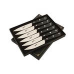 Synthesis // Set of 6 Steak Knives // Black