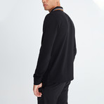 Tom Long Sleeve Polo // Black (XL)
