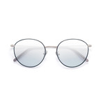 Unisex Europa Sunglasses // Silver Ombre