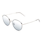 Unisex Europa Sunglasses // Silver Ombre