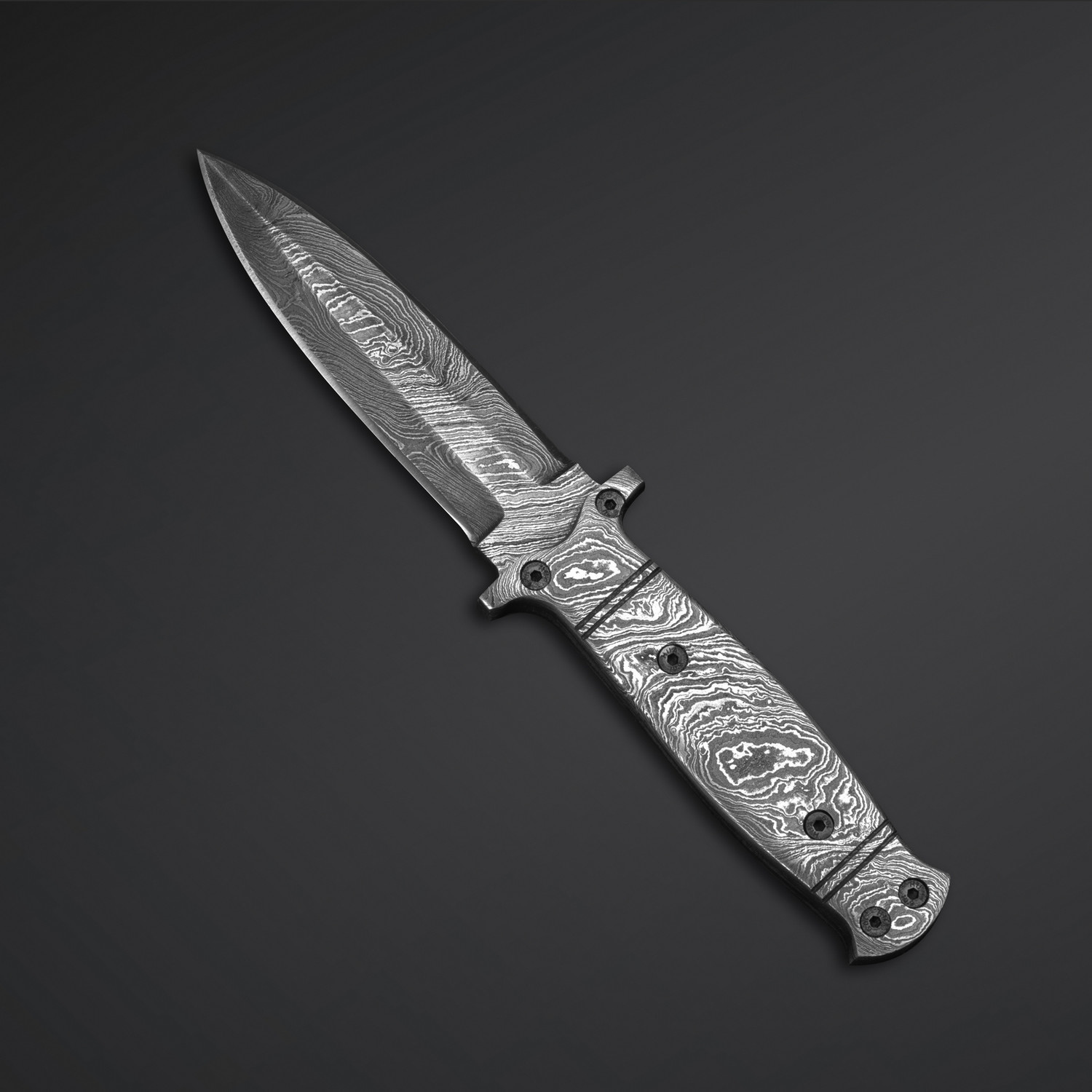 Full Damascus Dagger 15 Cazadores Knives Touch Of Modern