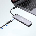 mbeat Elite // X6 // 6-in-1 Multifunction USB-C Hub