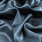 Mulberry Silk Pillowcase // Navy Blue (Queen)