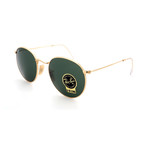 Unisex RB3447-001 Round Sunglasses // Gold (Size 50-21-145)