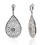 Crivelli 18k White Gold Diamond Earrings I