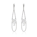 Crivelli 18k White Gold Diamond Earrings VII