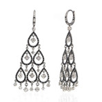 Crivelli 18k White Gold Diamond Earrings III