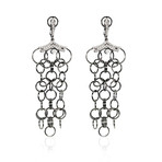 Crivelli 18k White Gold Diamond Earrings II