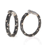 Crivelli 18k Two-Tone Gold Diamond Earrings I