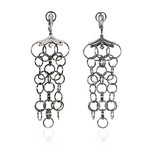 Crivelli 18k White Gold Diamond Earrings II