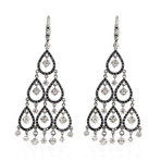 Crivelli 18k White Gold Diamond Earrings III