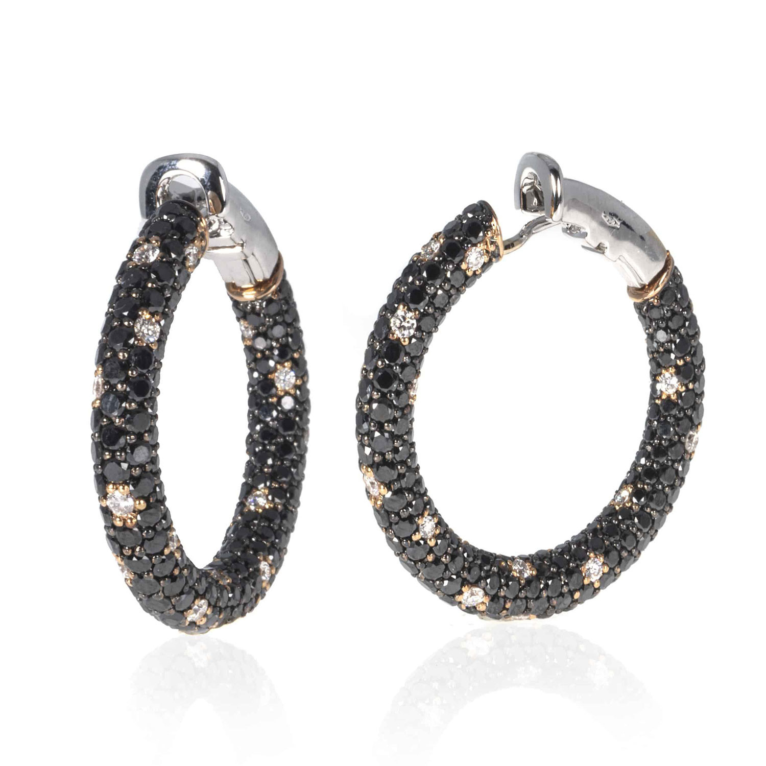 Crivelli 18k White Gold Diamond Earrings V - Crivelli - Touch of Modern