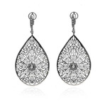 Crivelli 18k White Gold Diamond Earrings I