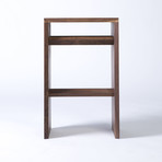 Contemporary Solid Walnut Stooble