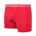 SHEATH 4.0 Men's Dual Pouch Boxer Brief // Red (X Large)