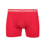 SHEATH 4.0 Men's Dual Pouch Boxer Brief // Red (XXX Large)