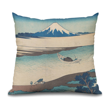 Throw Pillow // The Tama River // Musashi Province (16"L x 16"W)
