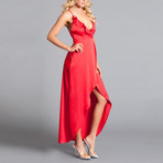 Asia Dress // Red (Small)