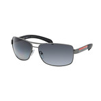 Unisex Sunglasses // Gunmetal + Gray Gradient