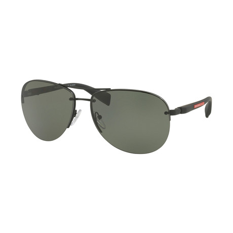 Unisex Sunglasses V2 // Black + Green
