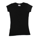 Women's 'NBA' Logo Short Sleeve T-Shirt // Black (XXS)