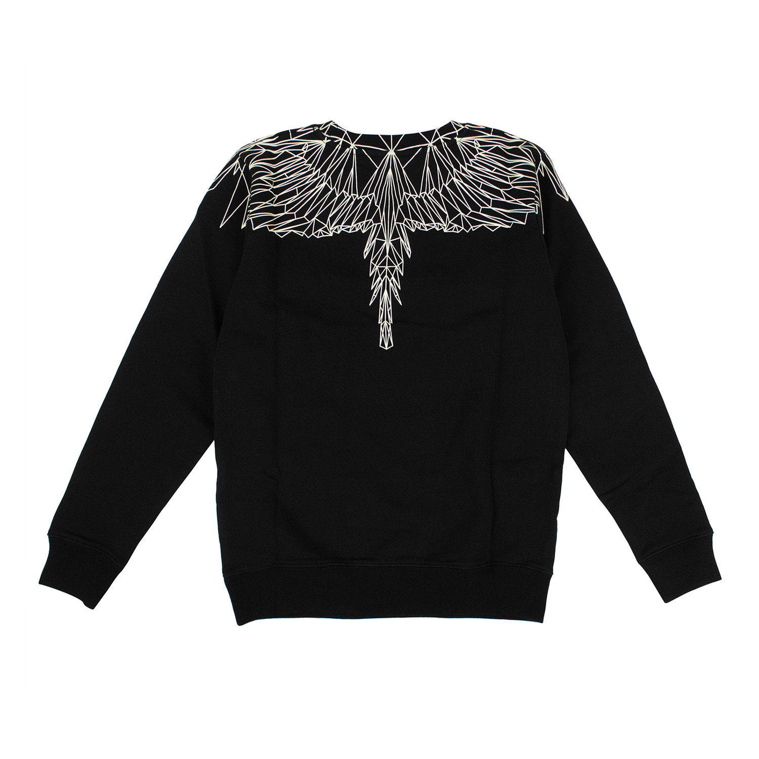 Men's Neon Wings Sweatshirt // Black + White (XXS) - Luxury Fashion ...