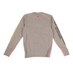 Women's Sweatshirt // Pink + Gray (S)