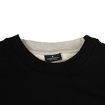Men's "Confidential" Sweatshirt // Black + Gray (XS)