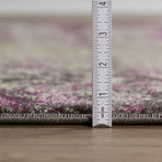 Nature's Abstract Area Rug // Purple (3' x 5')